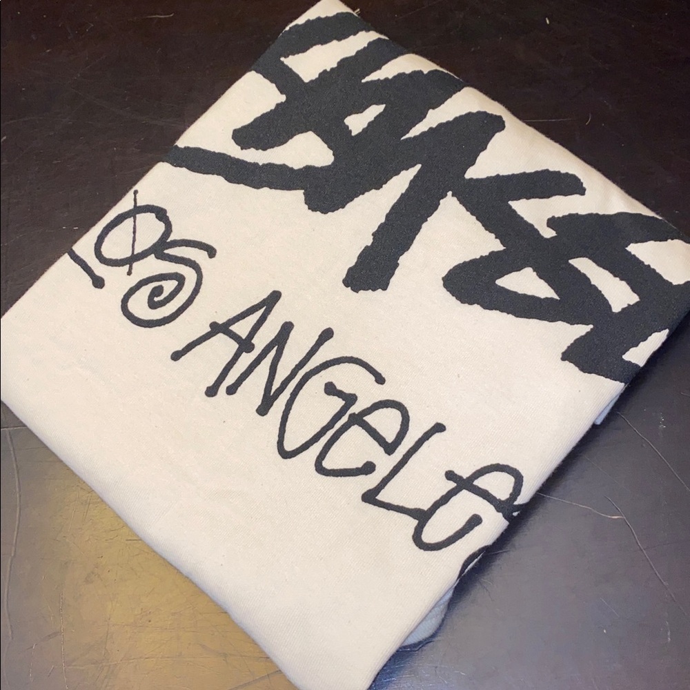 🆕 Stussy Los Angeles white tank top. Stüssy LA size XL - Picture 6 of 9